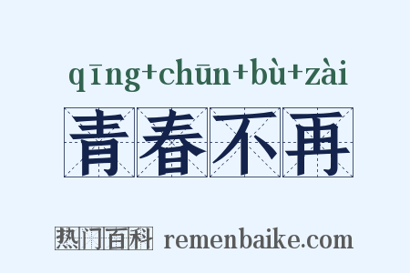 青春不再是什么意思的图片
